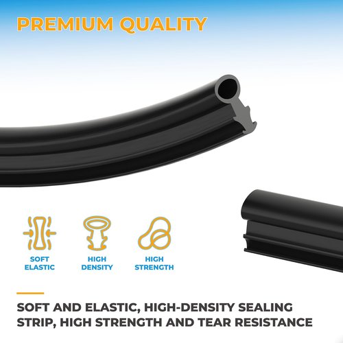 Pokin Cooler Replacement Lid Gasket for Yeti RTIC 20qt or 45qt Coolers,6ft Rubber Gasket Fit for Yeti Cooler Replacement Parts,Cooler Latches Accessories