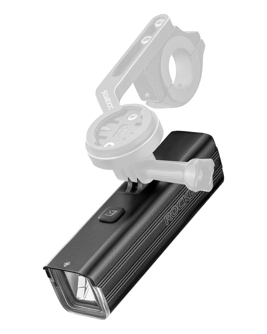 ROCKBROS 1000 Lumens Bike Light Compatible with Bike Out-Front Mount Rechargeable Bicycle Headlight Front Lights for Night Riding 5 Modes Bicycle Light IPX6 Waterproof Bike Headlight
