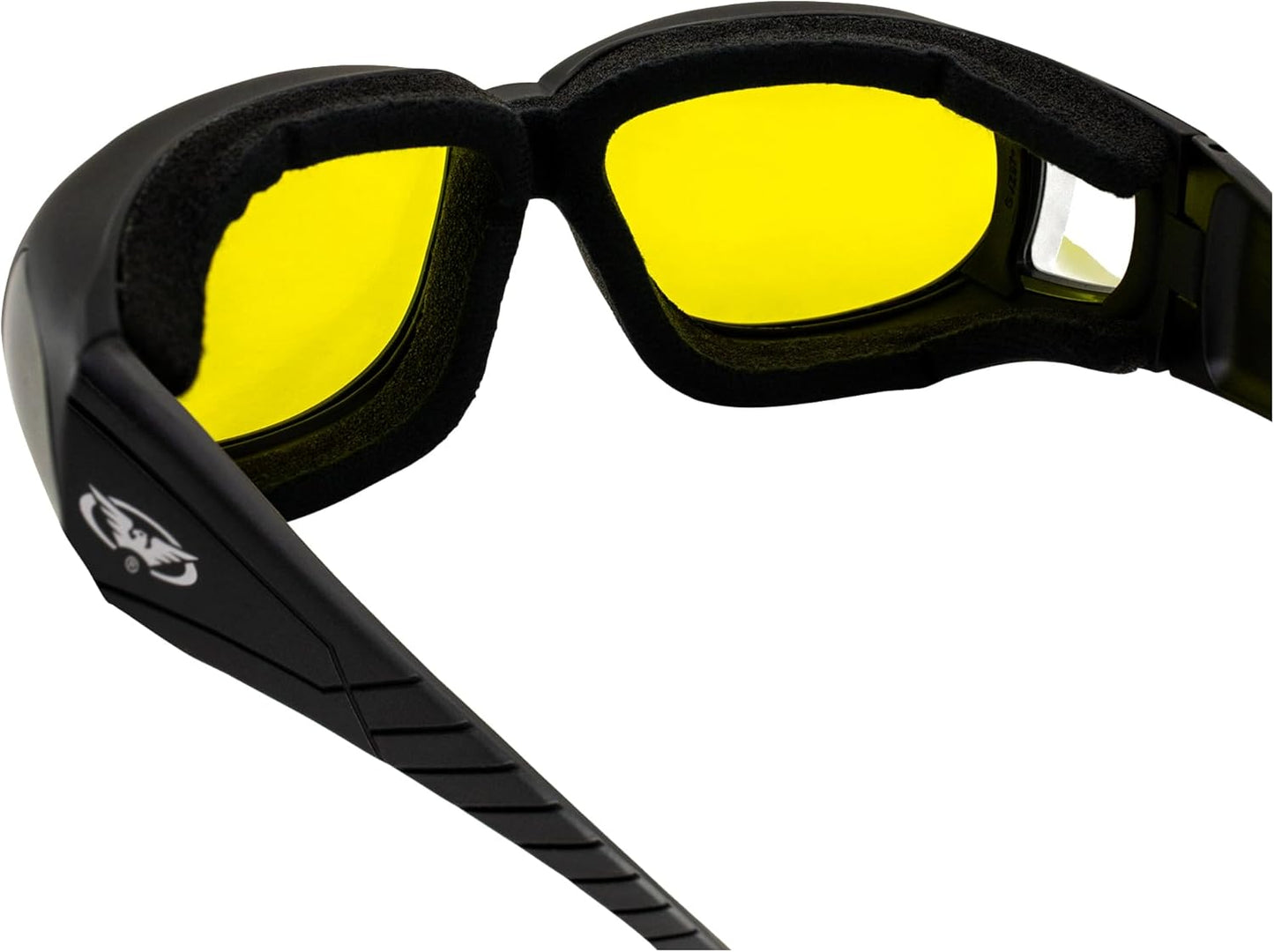 Global Vision Outfitter 24 Sunglasses Matte Black Frames w/Photochromic Yellow to Smoke Lenses ANSI Z87.1+
