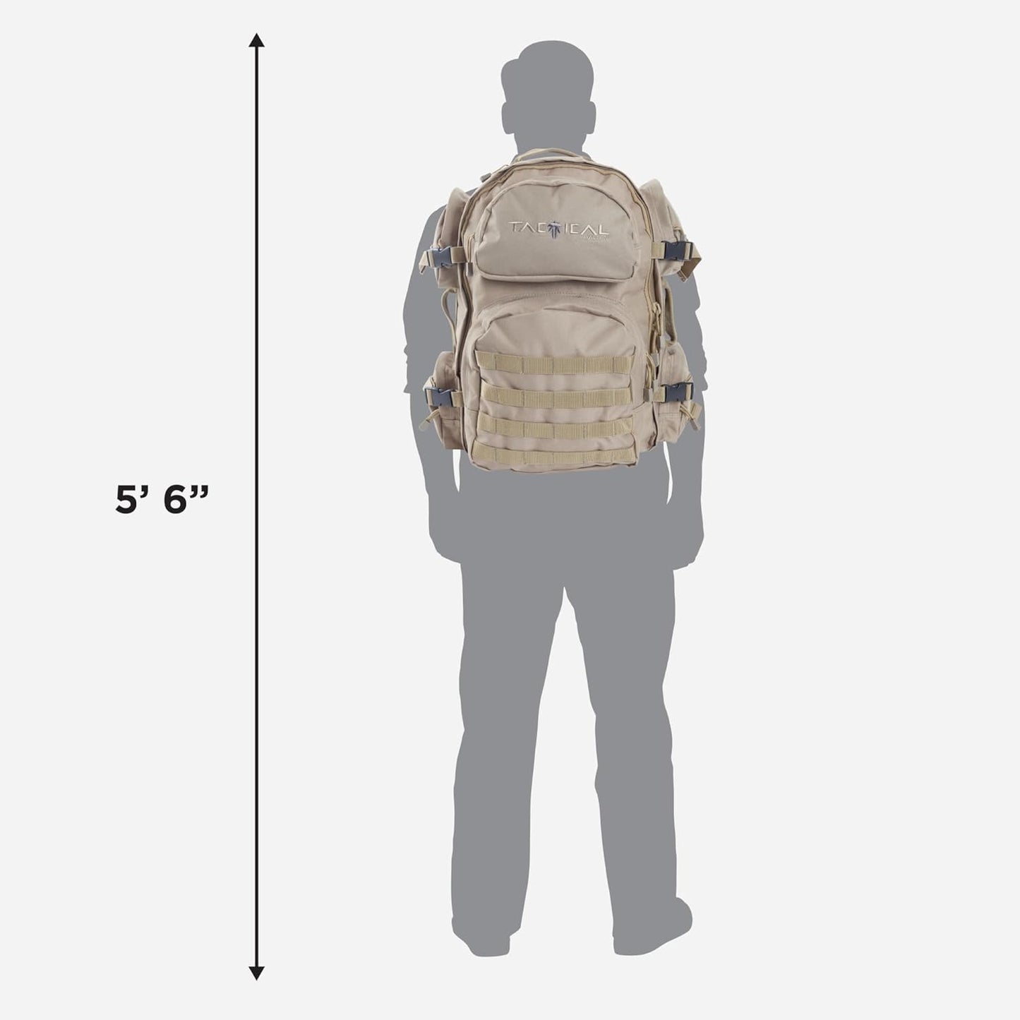 Allen Company Tactical Intercept Tactical Pack Black, one size