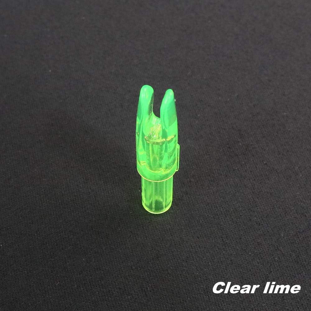 Arrow Nocks 0.246 inch Inside Diameter Inserts 6.20mm 60 Pack for Archery Standard Size(0.244" to 0.246") Arrows