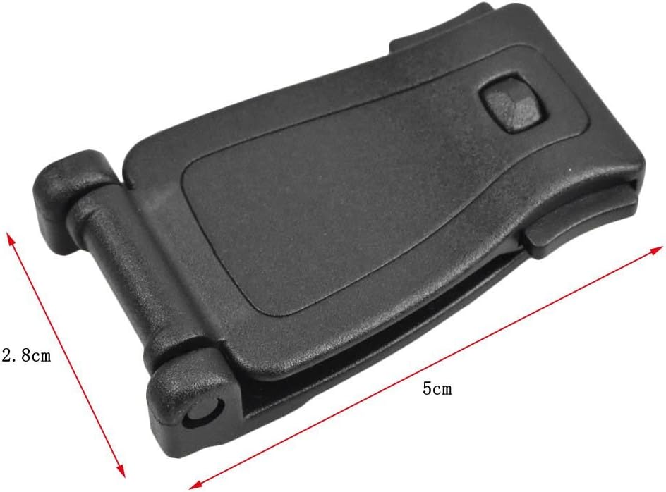 Jadedragon Multipurpose Tactical 360 Rotation D-Ring Clips/Locking Carabiner/Hydration Tube Clips/Elastic String Strap Management Tool for MOLLE Webbing Attachment Backpacks