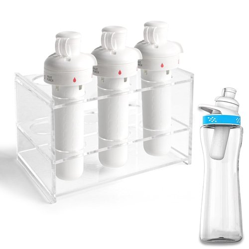 MEIJIAYOU Sip Flavor Stable Cartridge Holder,Acrylic Flavor Sip Safe Case Organizer with 6 Holes,Fip Sip Stand Organizer Cartridge