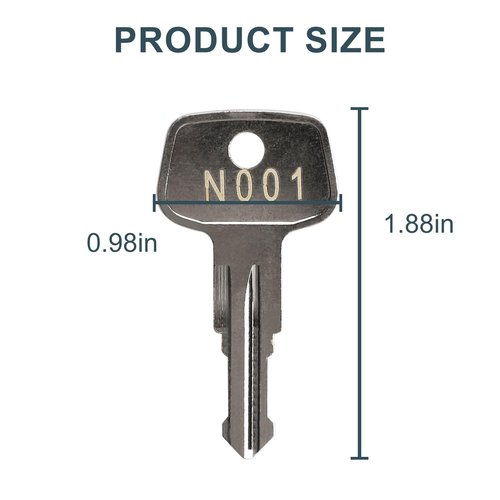 N001 Thule Key Replacement,Thule Car Rack Replacement Key for Roof Racks,Carriers,Crossbars[Code N001]