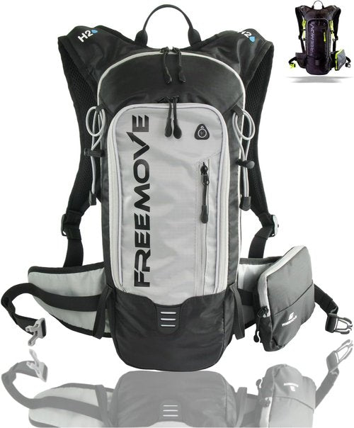 Backpack Daypack 10L, Phone Pocket, Suitable as Light Hydro Pack for Hiking, Running, MTB, Biking, Water Bladder NOT Included