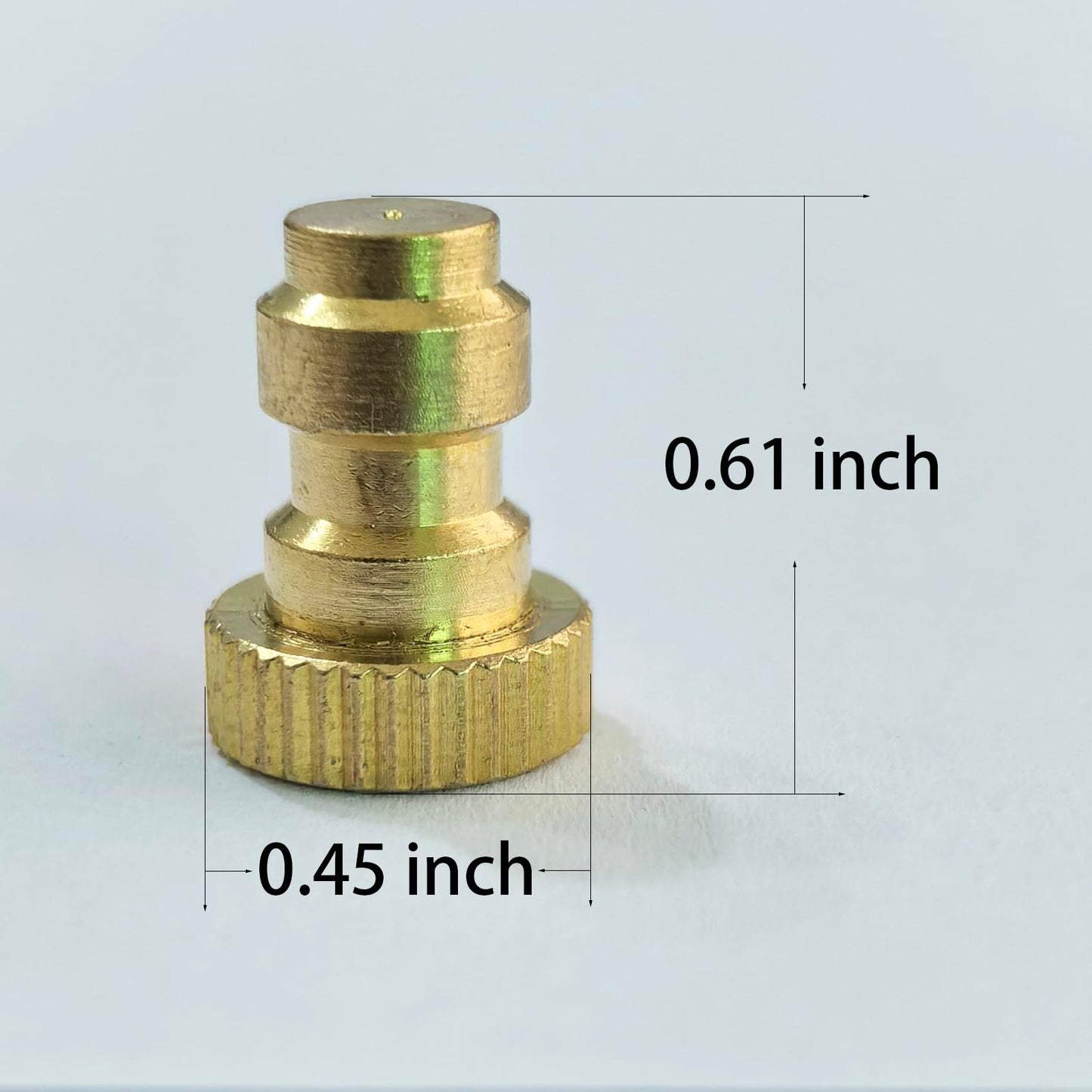 Aopkeo 2-Pack Connection Hex 8mm Quick Connect Male Dust Plug Blind Plug High Pressure for Paintball Airsoft PCP Shoting Pump Accessories