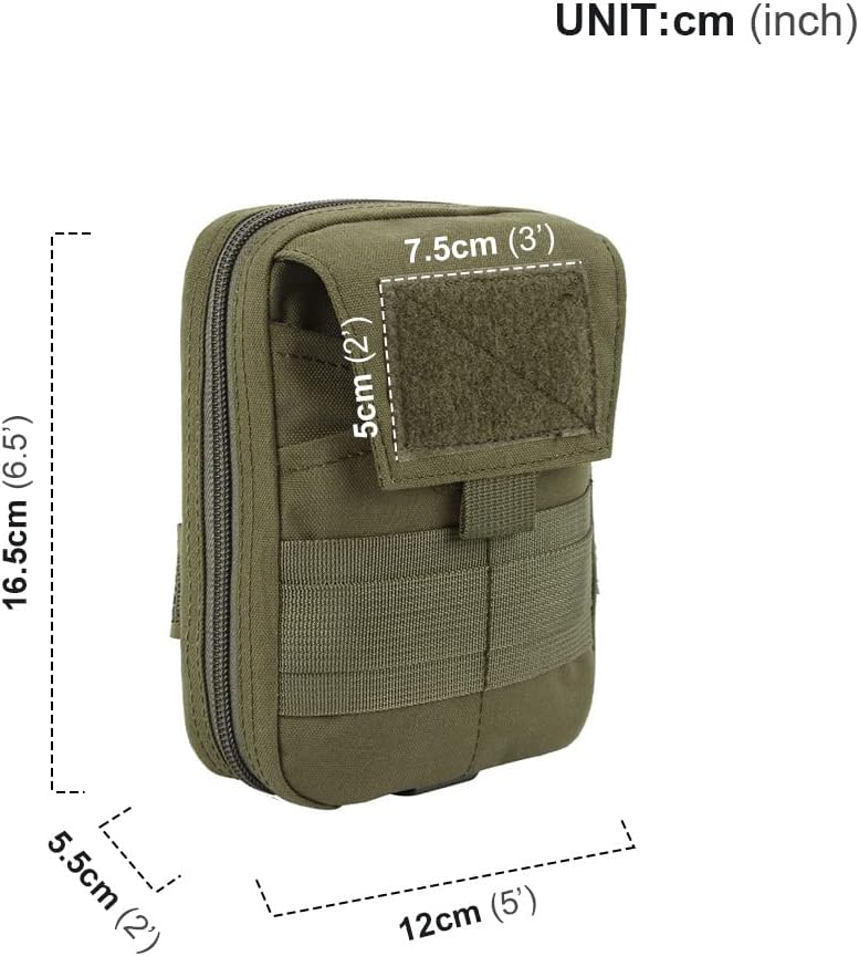 EXCELLENT ELITE SPANKER Molle Admin Pouch Military Utility Tool Pouch EDC Molle Pouchs Gadget Waist Bags