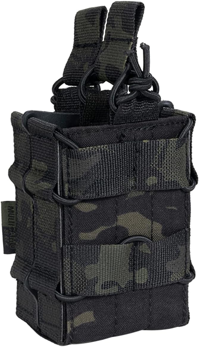 EXCELLENT ELITE SPANKER Tactical Molle Single/Double Open-Top Mag Pouch for M4 M14 M16 AR15 G36 Magazine