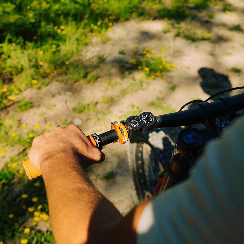 Sun Company CyclGage Bike Thermometer and Compass | Bicycle Handlebar Accessory