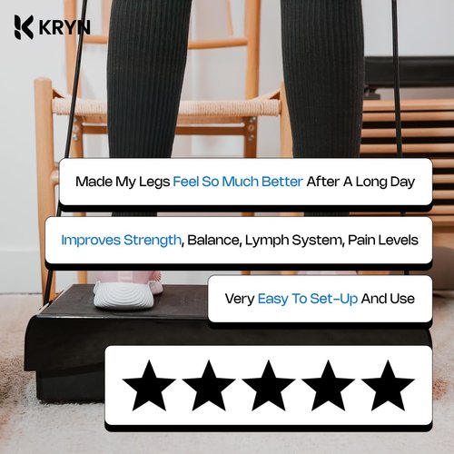Vibration Plates - Vibration Plate Exercise Machine - Whole Body Workout Vibration Platform - Vibrating Plate as Home Training Equipment for Weight Loss - Vibration Plate by Kryn
