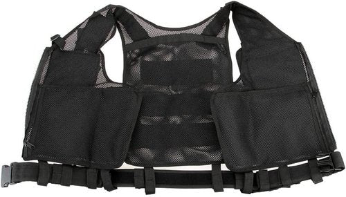 Lixada Tactical Vest Lightweight Breathable Polyester Sports Vest Outdoor Training Vest Adjustable for Adults