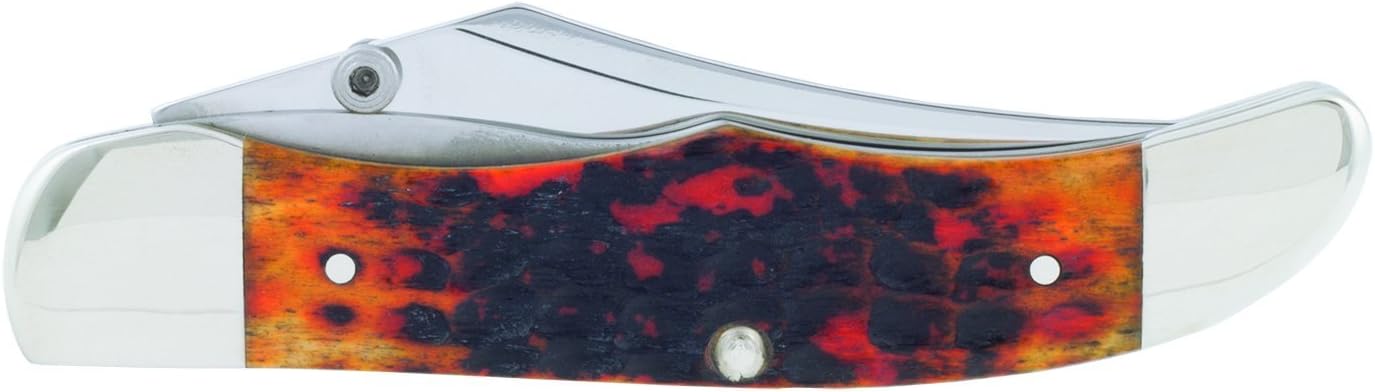 Case WR XX Pocket Knife Brown Rosewood Folding Hunter Item #189 - (6265Sab SS) - Length Closed: 5 1/4 Inches