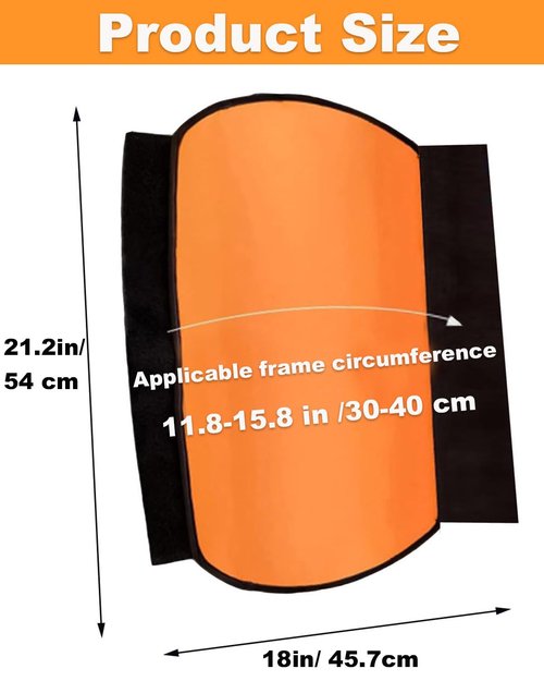 CBHCARCAR EBike Battery Cover, (11.8-15.8in circumference) Reflective Battery Protective E-Bike at Night, Bicycle Thermal Cover Waterproof Dustproof Bag