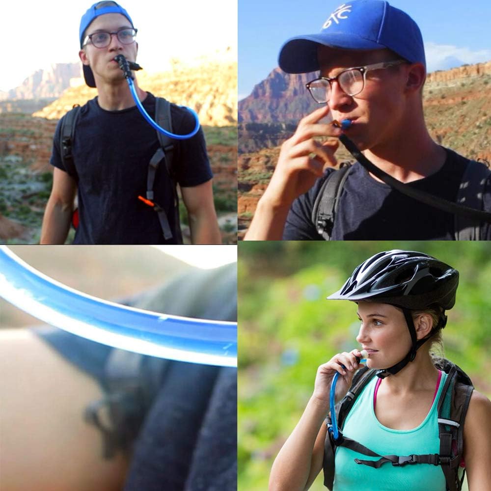 J.CARP ON-Off Switch Bite Valve Tube Nozzle Replacement for Hydration Pack Bladder