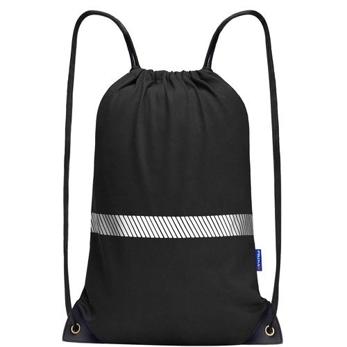AYKRM Black Drawstring Backpack Bag work Sackpack