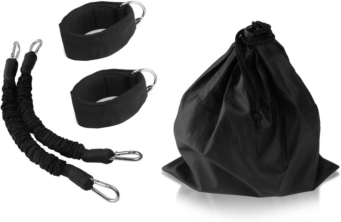 Strength Legs Resistance Bands with Ankle Straps Speed Agility Training for Running Taekwondo Skating Fitness Exercise