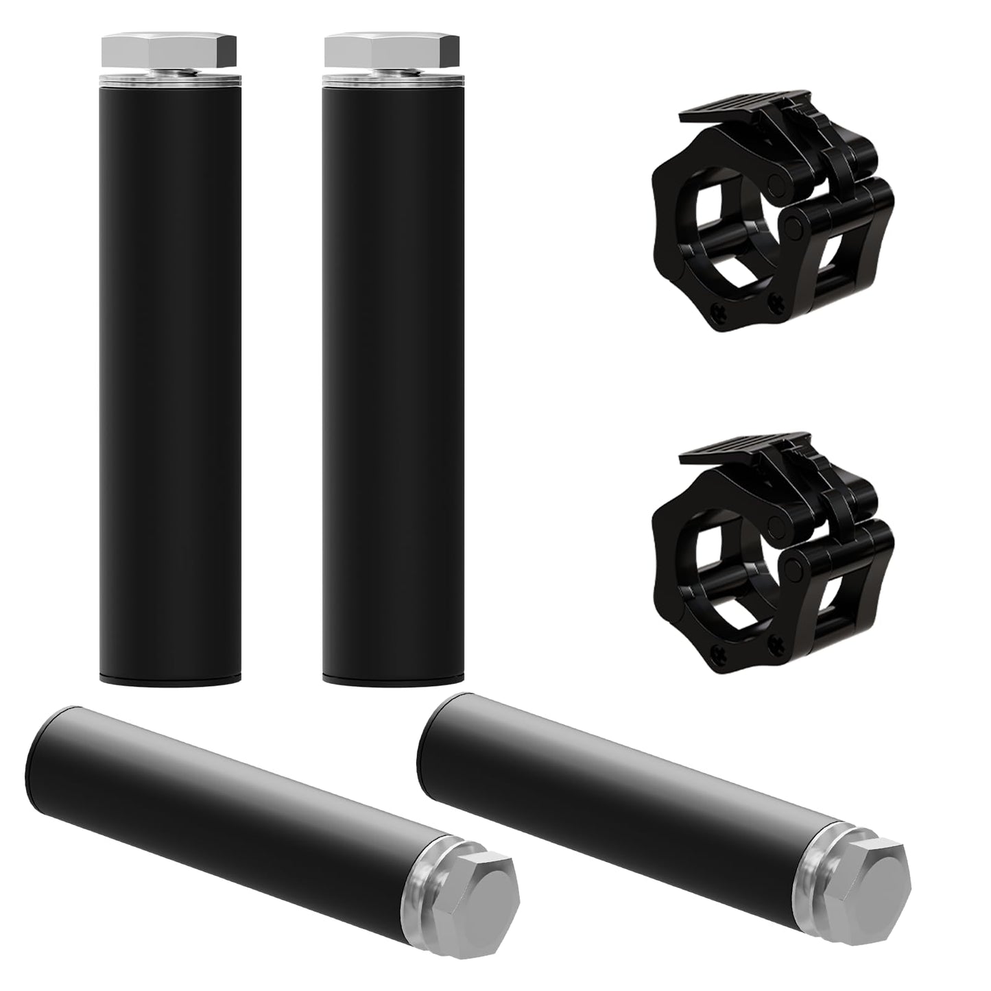 EVERYMATE Weight Plate Holder Power Rack Attachment 2 Inch Olympic Plate Storage Power Squat Rack Holder Weight Plates for 2x2 3x3 2x3 Power Cage Accessories(1" Hole) Weight Plate Rack