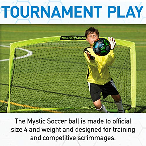 Soccer Ball Size 4 with Air Pump - Youth Training and Practice Soccer Ball