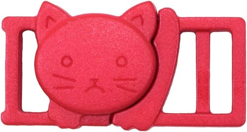 Breakaway Cat Collar with Plastic Buckle - 3/8 Inch Safety Design