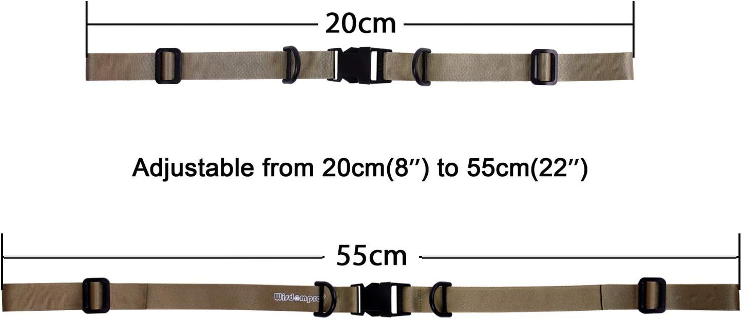 Wisdompro Backpack Chest Strap, Heavy Duty Adjustable Backpack Sternum Strap Chest Belt with Quick Release Buckle