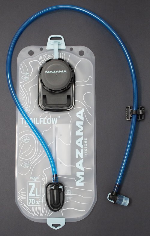 The Trailflow 63 Hydration Bladder. Leakproof, Easy to Clean and Fill Water Reservoir BPA Free, Fits Most Hydration Backpacks. Great for Running Hiking Camping Cycling. (2L)