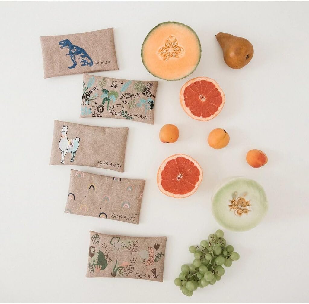 SoYoung Ice Pack - Adults - Kids - Lunch Boxes - Coolers - Backpacks - Eco-Friendly - Non-Toxic - Blue Dinosaur