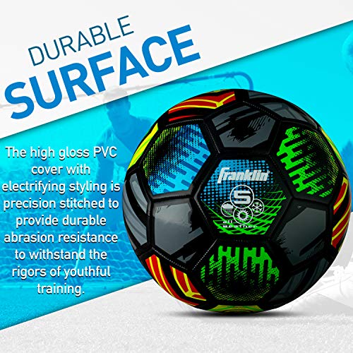 Soccer Ball Size 4 with Air Pump - Youth Training and Practice Soccer Ball