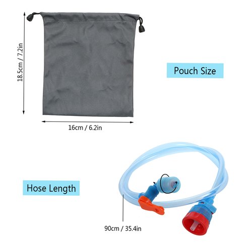Srempeom Hydration Drinking Tube - Hydration System Kit Hose Hydration Bladder Reservoir Pack Backpack System Hose Kit Water Bottle Tube Adjuster