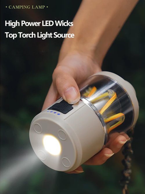 Camping Lights, Rechargeable Camping Lights,Portable Magnetic Camping Lights,IPX65 Waterproof,for Emergency/Car Repairing/Hiking/Fishing/Camping Lantern/Home.