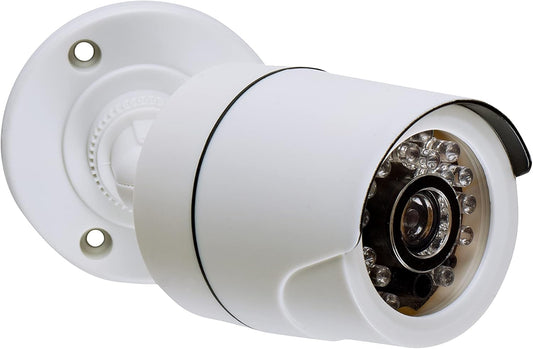 SABRE Fake Security Camera, IP44 Rated Weather Resistant, Realistic Design Deters Intruders, No Wiring Or Batteries Required, Fake Dummy Camera