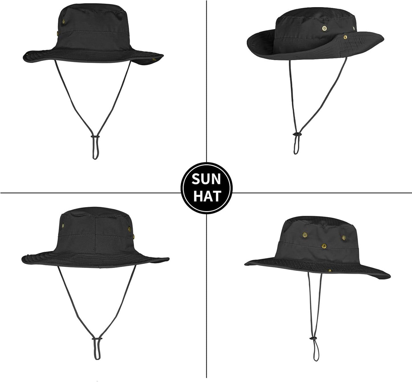 UPF 50+ Sun Hat | Foldable Boonie Hat for Men & Women | Fishing & Hiking