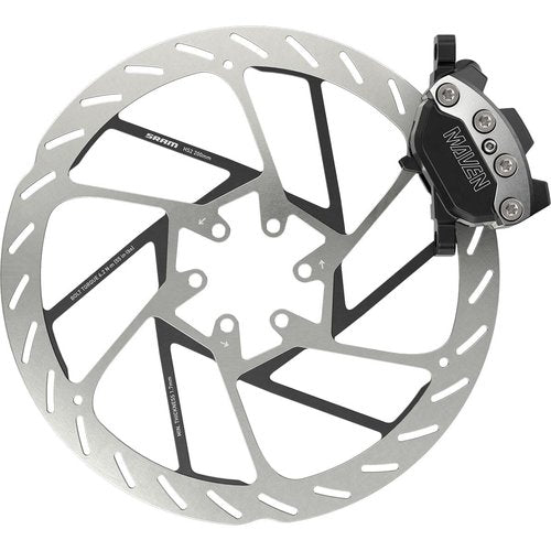 SRAM, Maven Ultimate Stealth, MTB Hydraulic Disc Brake, Rear, Post Mount, Silver