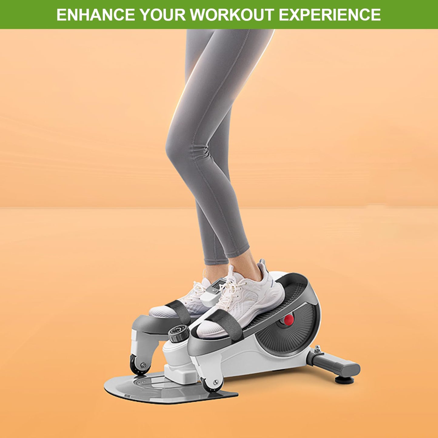 4 Pcs Adjustable Pedal Straps,Velcro Feet Pedal Strap, Compatible with Under Desk Elliptical, Peddler Foot & Leg Pedal Exercixer