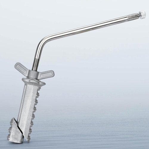TOPOWN Aluminum Marine Kettle Power Grip Fish Rod Holder Mount-Fits Standard Cylindrical Rod Holders with an Internal Rubber Sleeve Boat Grills with Rod Holder Mount Marine Rod Holders