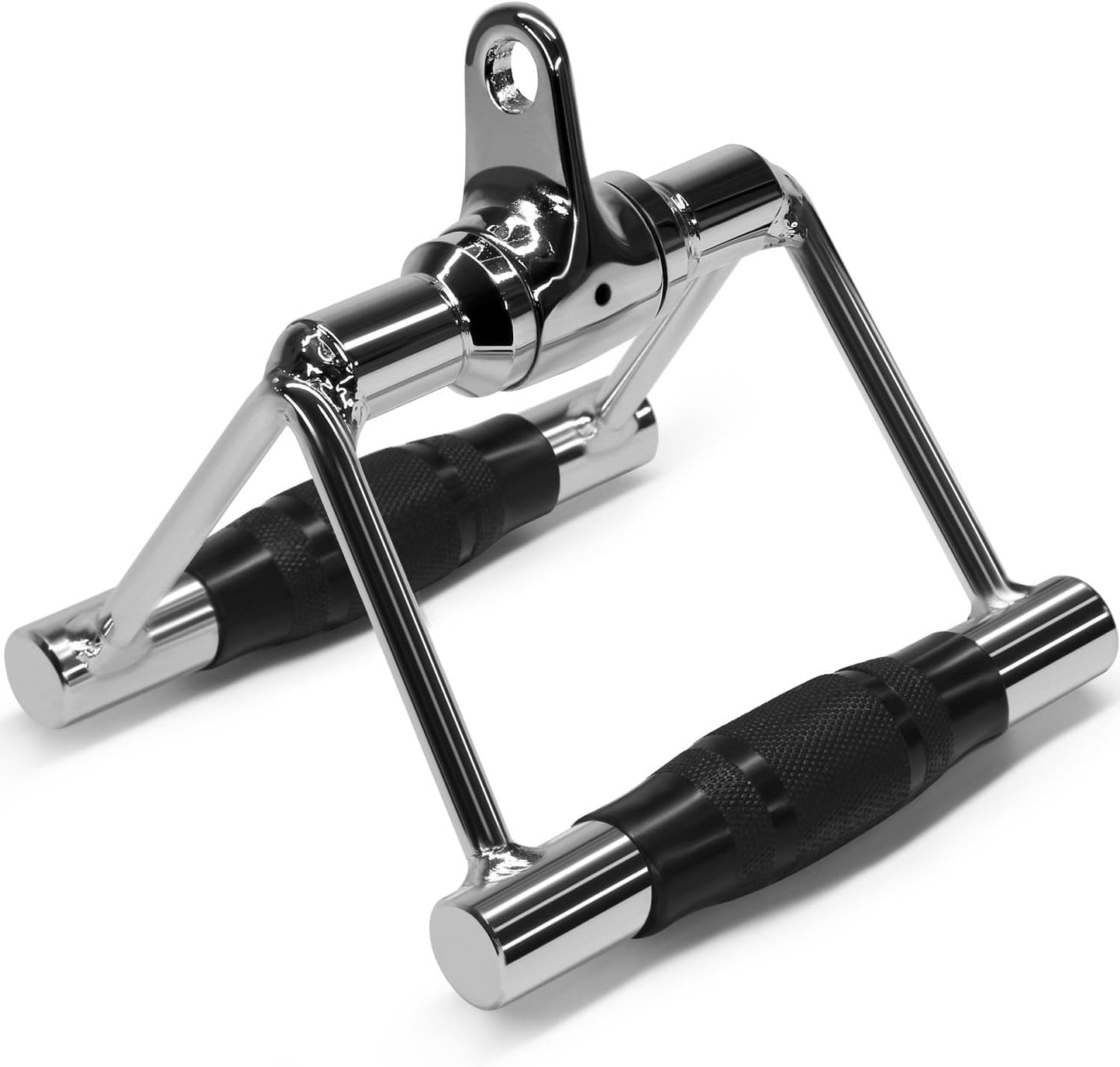 Yes4All Double D Row Handle Cable Attachment for Weight Workout, Cable Machine Accessories for Home Gym, LAT Pull Down V Bar with Capacity Up to 880LBS