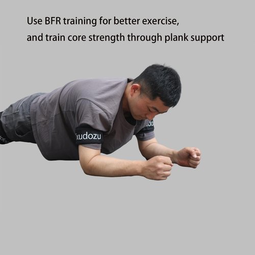BFR Blood Flow Restriction Bands Complete Set, No Weight Lifting Required, Precision Pump to Apply Precise Pressure, Muscle Training, Suitable for Arm and Leg Occlusion Bands, Compact Suitcase