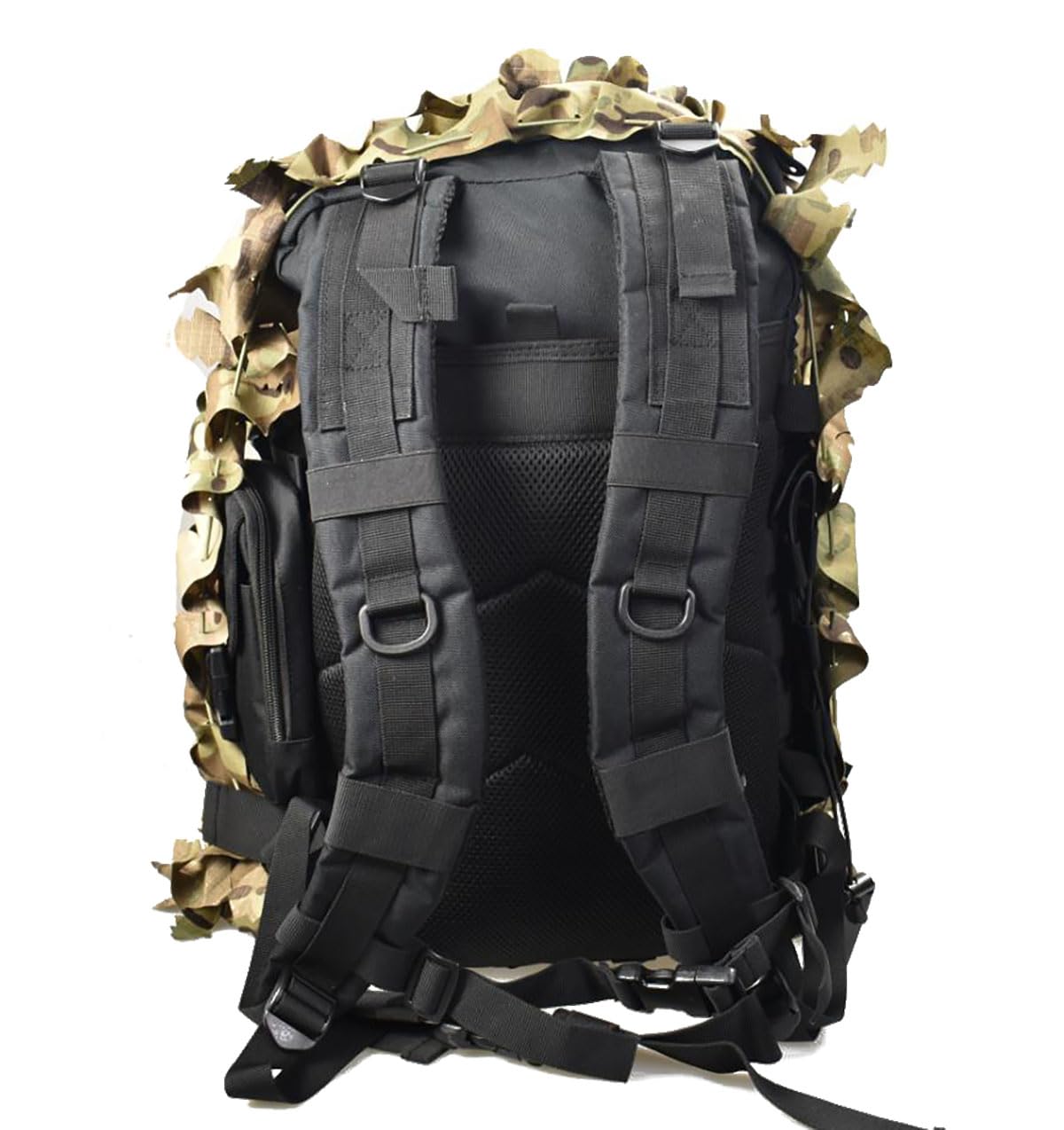 Hdlsina Breathable Mesh Camo Pack Cover Tactical Backpack Cover for Tactical Backpack, Rucksack (Camo Large fit 60-80 L)