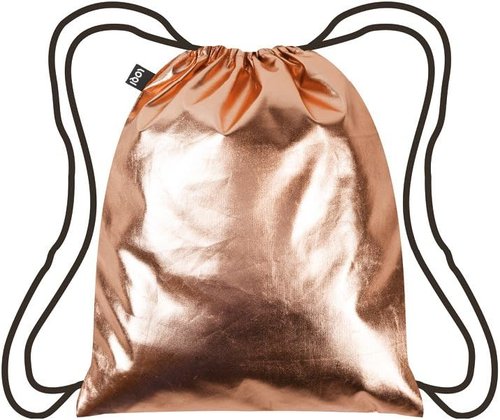LOQI METALLIC Rose Gold Backpack