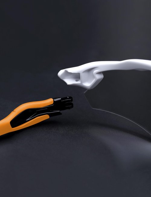 MYCOURAG Replacement Temples Arms Legs Compatible with Oakley Radar EV Path/Pitch/Advancer Sunglasses-Black - Orange
