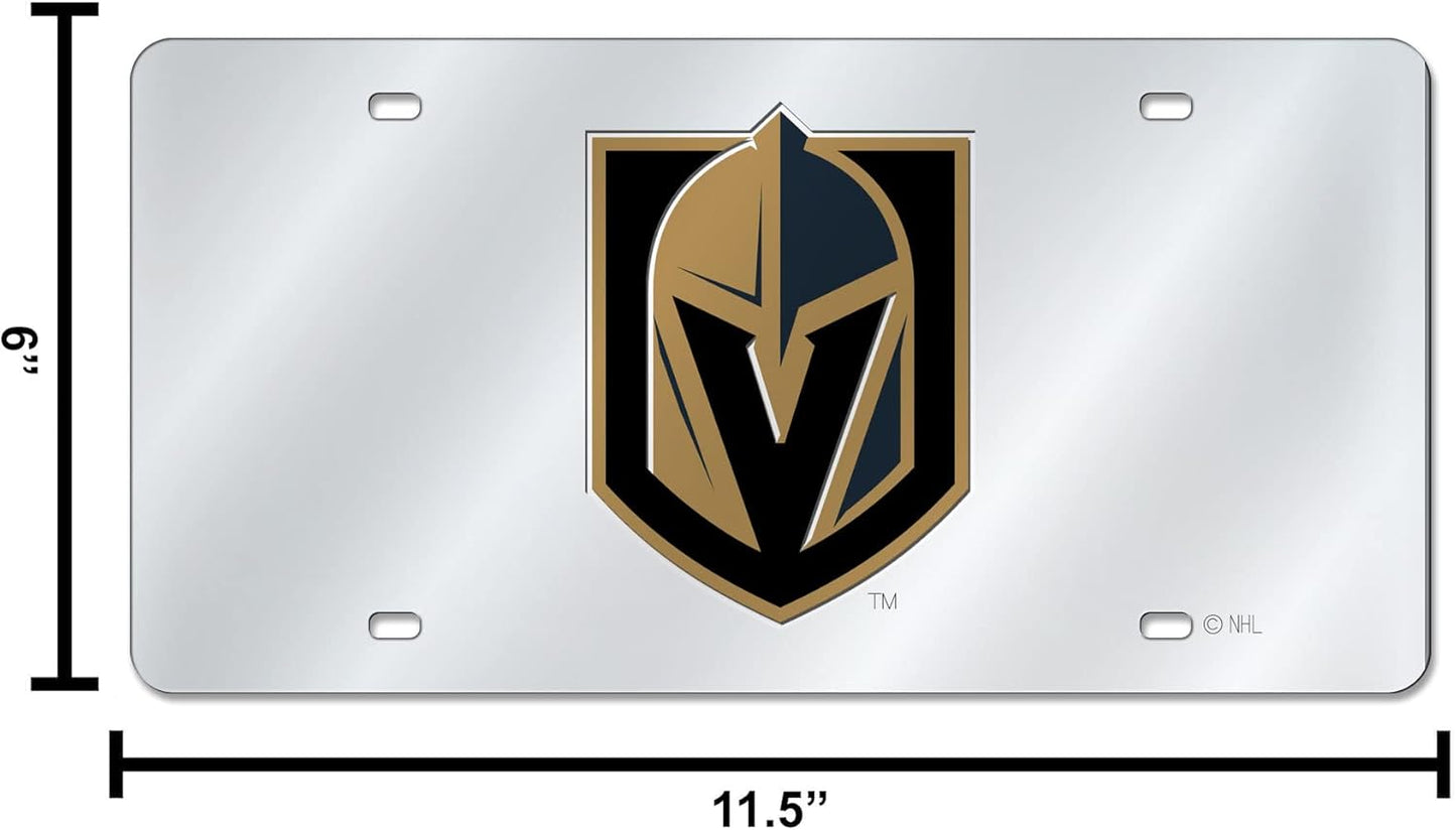 NHL Anaheim Ducks License Plate Tag - Laser Inlaid Metal Car Accessory