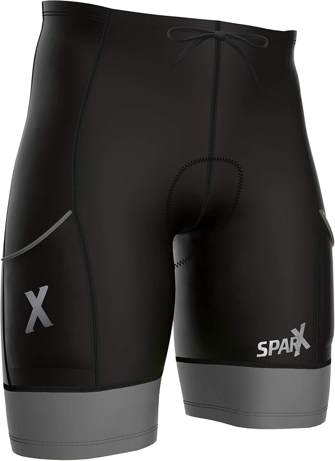 Sparx Men's Active Triathlon Short Tri Cycling Short Swim Bike Run