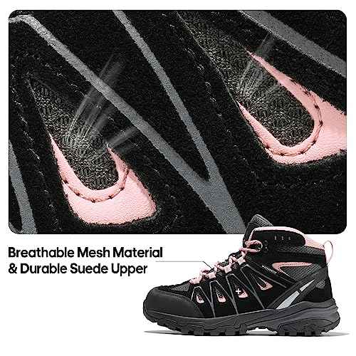 NORTIV 8 Women's Waterproof Hiking Boots Outdoor Trekking Camping Trail Hiking Boot Seeker