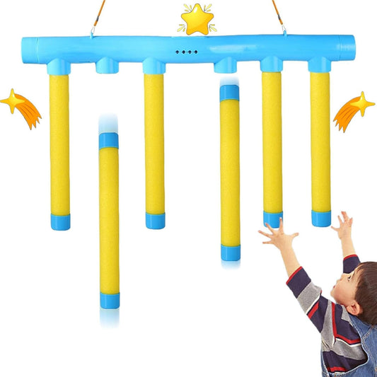 2025 Upgrade Reflex Drop Sticks Challenge Game, Hand Eye Coordination Training Toy, Reaction Training, Hand Speed Challenge Games, Adjustable Speed Catching Sticks Game (B)