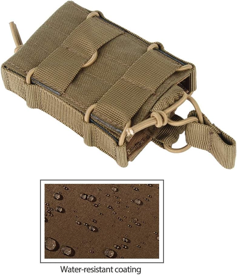 EXCELLENT ELITE SPANKER Tactical Molle Single/Double Open-Top Mag Pouch for M4 M14 M16 AR15 G36 Magazine