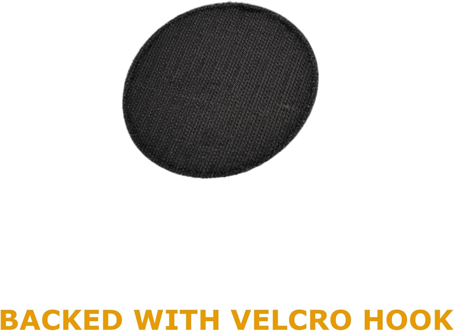 Spartan PVC Morale Patch for Velcro - Tactical Blackout Subdued Patch for Backpacks & Hats