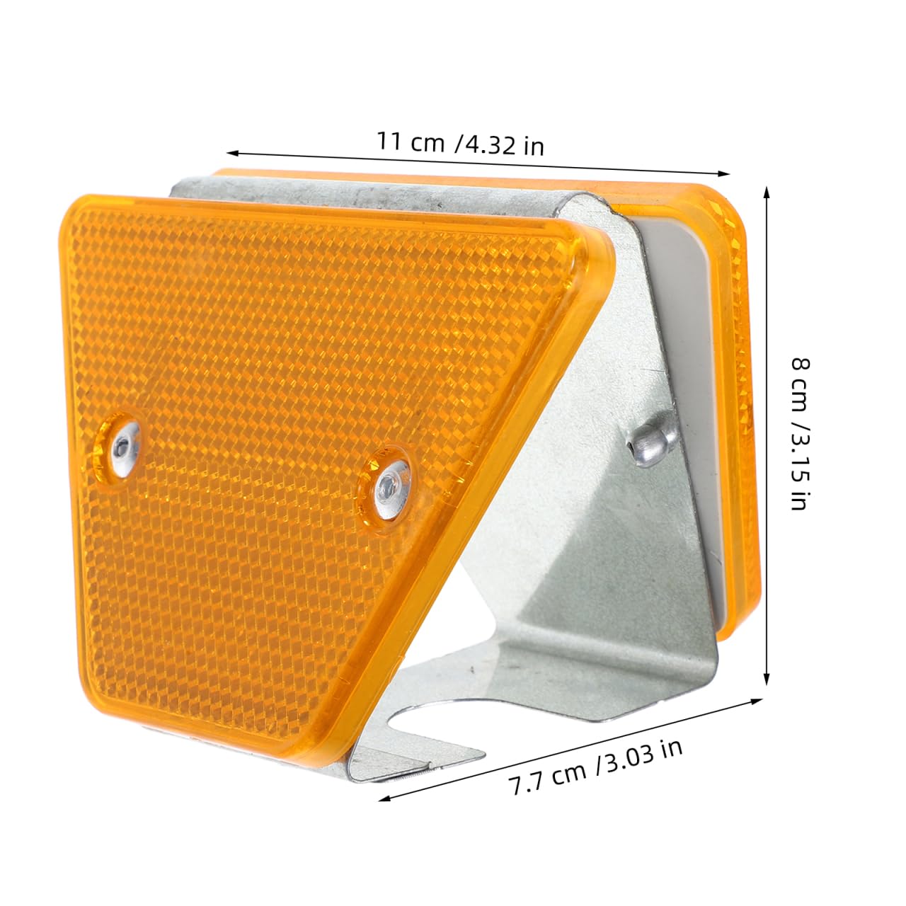 Gatuida Reflective Trail Markers Reflective Marker for Road Road Reflectors for Driveway Guardrail Delineators 2pcs Sturdy Stylish Driveway Markers