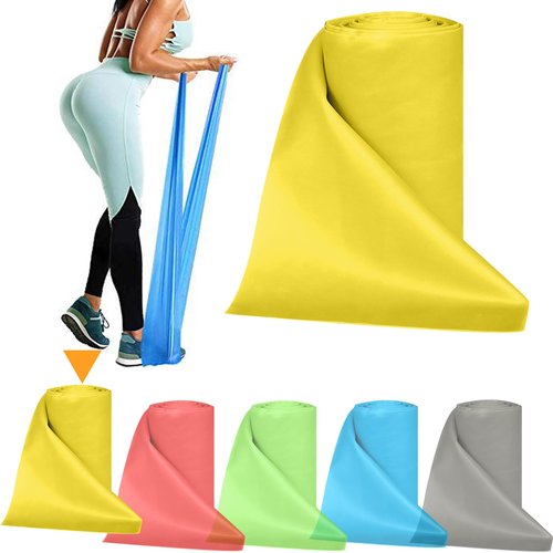 Resistance Bands Bulk Rolls for Working Out Women and Men, 8 Yard Physical Therapy Bands, Elastic and Exercise Bands for Rehab, Yoga, Pilates, Gym, Home Exercise