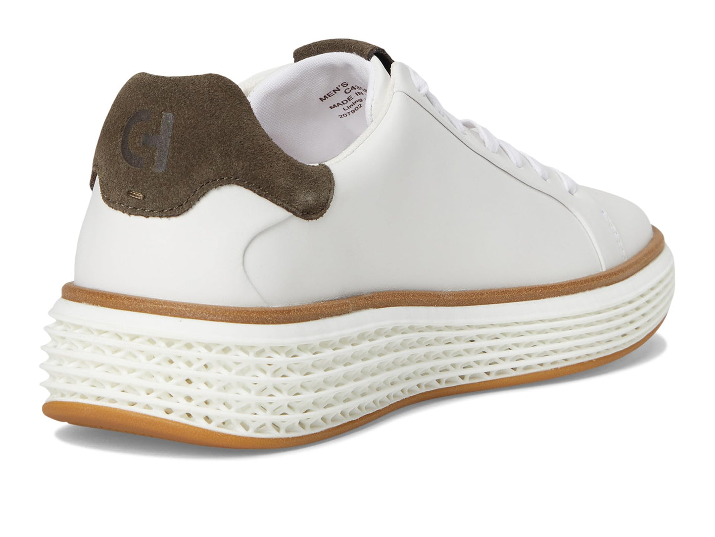 Cole Haan Men's Grandpro Court Skyweave Sneaker, Optic White/Natural, 13-W US