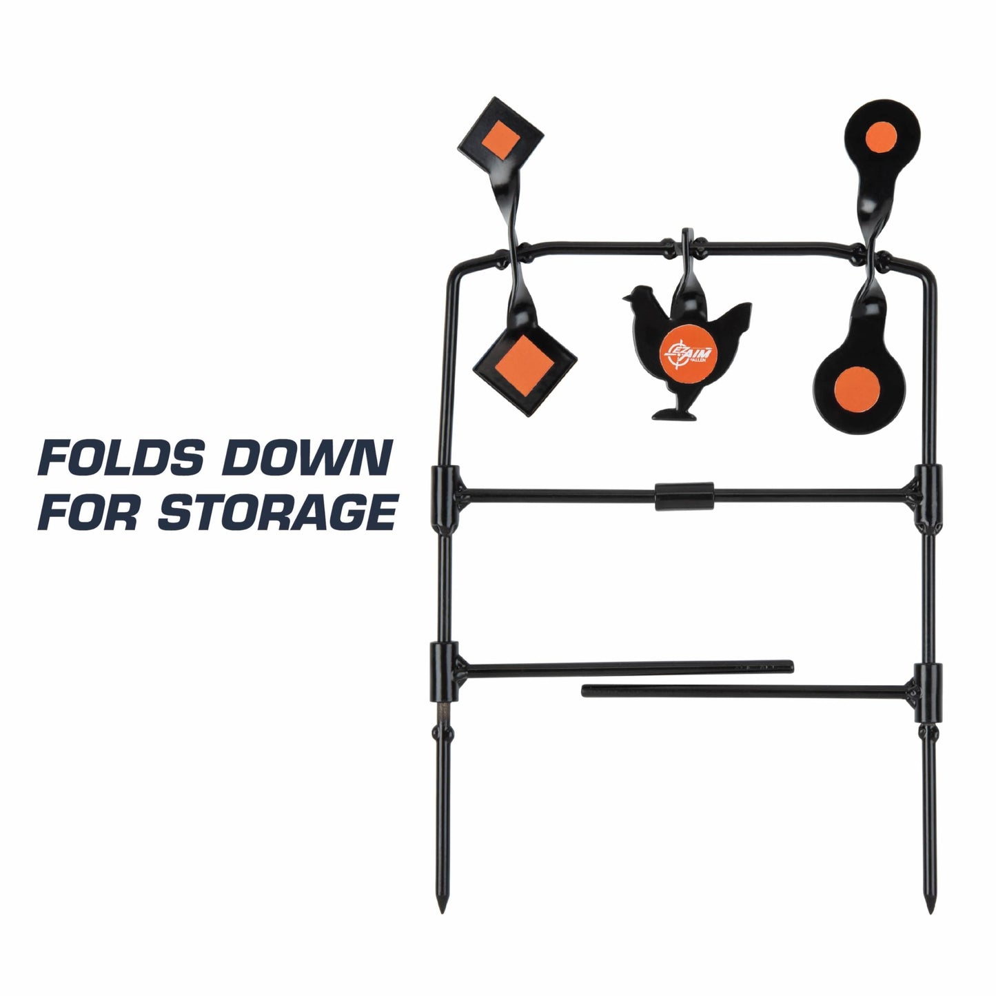 Allen Company EZ Aim Rimfire & Airgun Target Kit, Black/Red