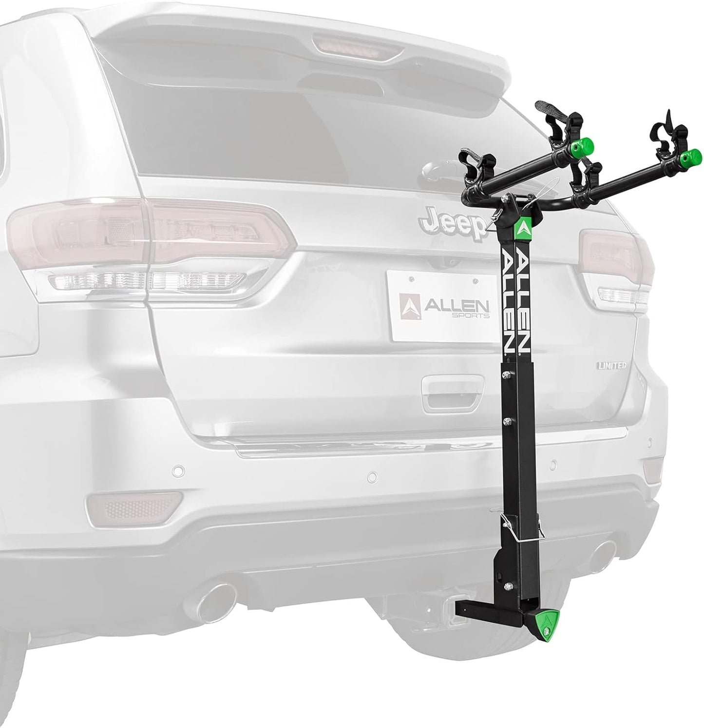 Allen Sports Deluxe 2-Bike Hitch Mount Rack , Silver/Black (522RR)